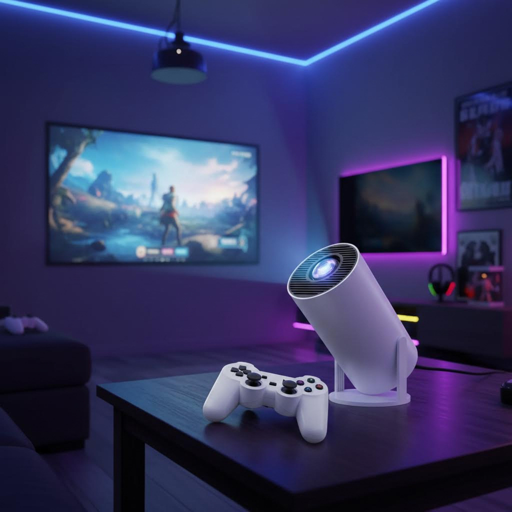 Проектор с джойстиками Wireless M300 (HY300) MAX Game 2 in 1