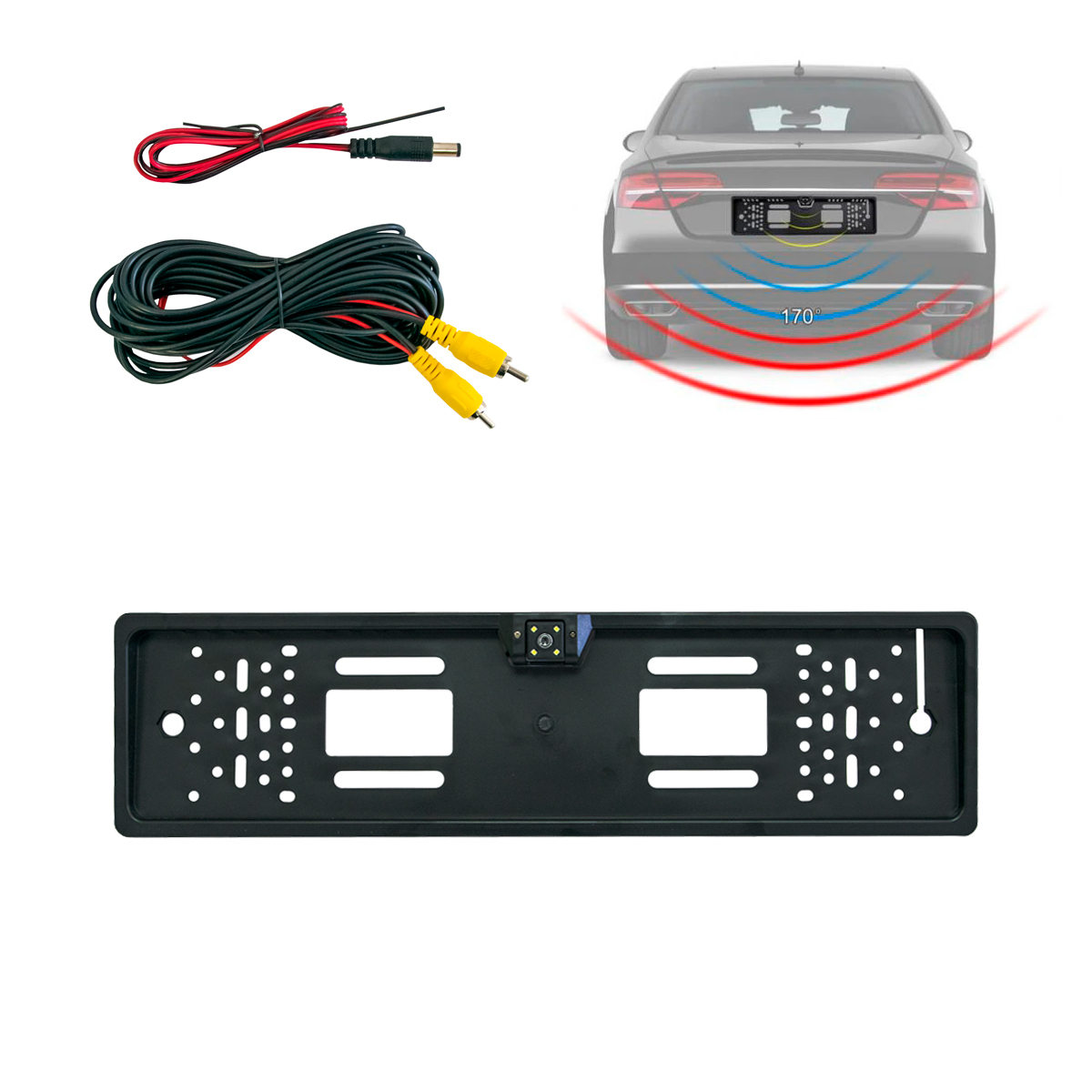 Купить камеру заднего вида в рамке номерного знака CAR CAM. JX