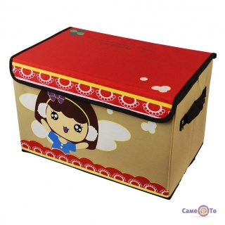 Розкладна коробка-органайзер для зберігання іграшок