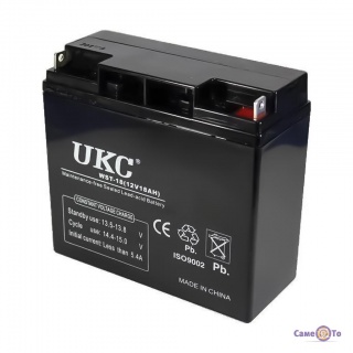  - AGM Battery   UKC WST-18 5.4A 12V 18Ah