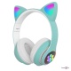 Уцінка! Бездротові навушники з котячими вушками CAT STN-28 безпровідні навушники з мікрофоном