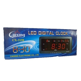 Електронний годинник Caixing CX-2158 з календарем і термометром