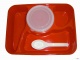 Пластиковий харчовий контейнер (lunch box) для їжі з відділенням для супу