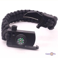     	Paracord Fire Starter Bracelet    