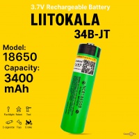 ˳  18650 LiitoKala 3400mAh 3.7V   ,  