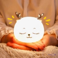 ͳ       Cute Deer Silicone Night Light