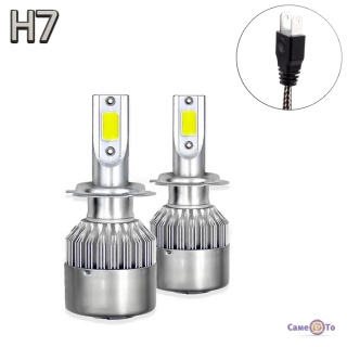   H7 6 LED Headlight 36W/3800LM DC8V-48V   2.