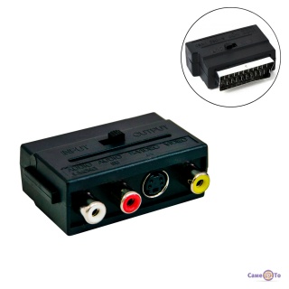  SCART - 3 RCA+S-VIDEO "SH 3009" -   