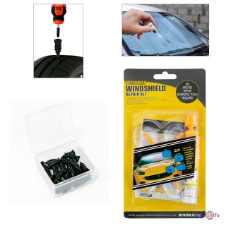         "Windshield repair kit" + "Tire repair nail"
