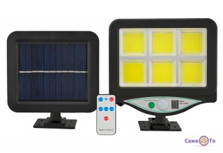      Solar Sensor Light BK-128 6COB