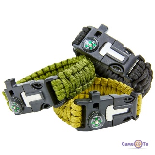    Paracord Fire Starter Bracelet TY-6836   
