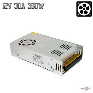   12V 30A 360W AC-DC Power Supply "S-360-12"  12 