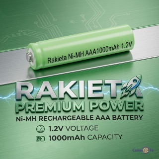 ���������� ��� RAKIETA Ni-MH, 1.2V, 1000mA, �������