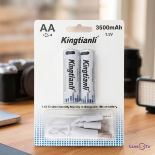 ����������� �� Kingtianli 2 ��. � ���'���� Type-C �� 1.5V/3500 mAh