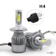LED    H4 C6 LED Headlight 36W 3800LM DC8-48V  