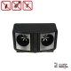     (2.) Dual Sonic Pest Repeller