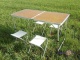      Folding table + 4  ( )