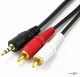   jack 3.5  2    2RCA-3.5mm 3015 1.3m Good