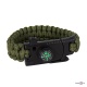     	Paracord Fire Starter Bracelet    