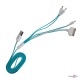    4  1 Flat Lightning/microUSB/30pin/DC2mm   