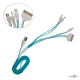    4  1 Flat Lightning/microUSB/30pin/DC2mm   