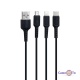      31 Borofone BX16 Micro-USB-TypeC-Lightning