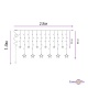    "6 ǳ" Star Curtain BLUE 4.2 120 LED
