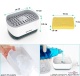          "Soap pump and sponge caddy"