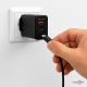    35 W PD Adapter, USB-C, USB-A  