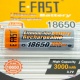  18650 3.7V 3000mAh "E-Fast",    (1 .)