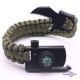    	Paracord Fire Starter Bracelet    