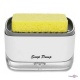          "Soap pump and sponge caddy"