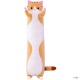 М'яка іграшка кіт батон подушка 47 см, кіт багет обіймашка
