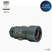    HZ CH12 3.4A 12-24V USB+Type-C   