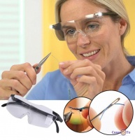 Збільшувальні окуляри Big Vision з підсвічуванням, окуляри лупа для дрібних робіт