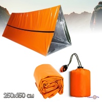 Екстрений тент труба Emergency Tube Tent (Orange) намет для виживання