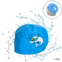 Шапочка для плавання дитяча Cout Swim Cap Синій дельфін, шапочка для басейну