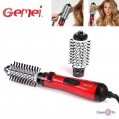 Фен щітка для укладки волосся Gemei GM-4827, фен браш 3 в 1