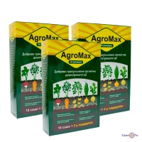 Агромакс мінеральне добриво (комплект 3 упаковки по 12 саше), підгодівля Agromax