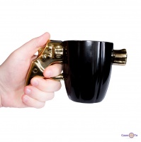 Оригінальна чоловіча чашка пістолет - подарункова чашка для хлопця, 350 мл