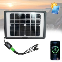Сонячна батарея для телефону з USB CcLamp CL-680 8W 6V 1.3A зарядка від сонця