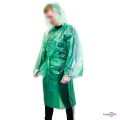 Супер щільний дощовик чоловічий під пояс, зелений плащ дощовик туристичний 110х80 см