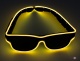 Сяючі неонові LED окуляри - клубні окуляри для вечірок
