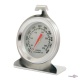 Внутрішній термометр для духовки газової - сріблястий, градусник в духовку та для печі
