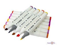 Набір перманентних маркерів для малювання Touch Cool 262 шт. / Уп. білий корпус