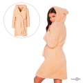 Жіночий халат домашній (Size XL), теплий халат з вушками