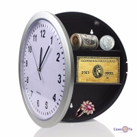 Настінний годинник для кухні Safe Clock - оригінальний годинник зі схованкою, 25 см