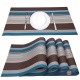 Сервіровочні килимки-підставки під тарілки на кухонний стіл, 4 шт