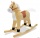 Дитячий коник гойдалка «Співаючий кінь» - кінь качалка з підсвіткою (висота - 62 см)
