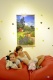 Настінний інфрачервоний обігрівач-картина Тріо "Альтанка-лаванда"